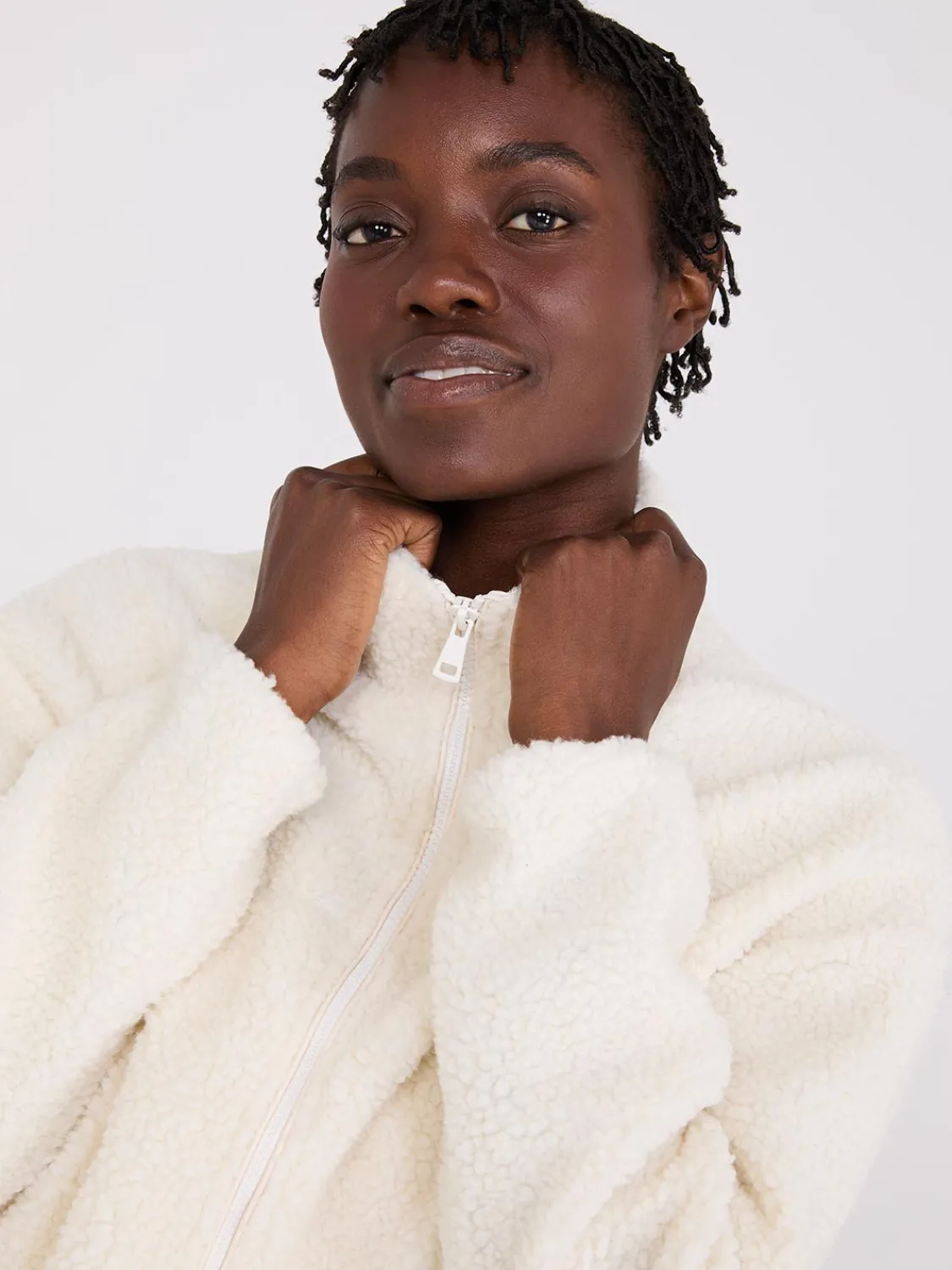 Suzy Shier Puffers & Jackets|Puffers & Jackets>Sherpa Jacket
