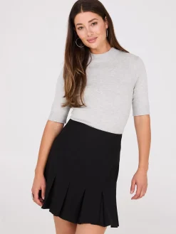 Suzy Shier Bottoms|Skirts>Short Pleated Skirt