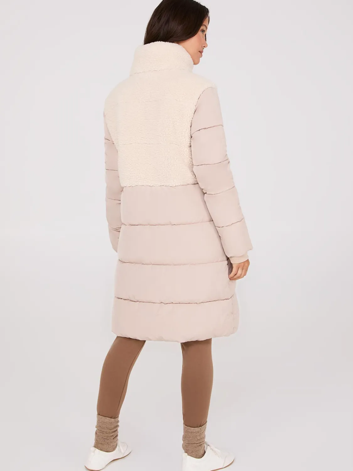 Suzy Shier Puffers & Jackets|Puffers & Jackets>Short Shearling Puffer Jacket