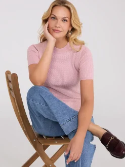 Suzy Shier Short Sleeve|Sweaters & Cardigans><noscript><img width=