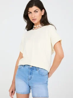 Suzy Shier Short Sleeve|Tank Tops & T-Shirts><noscript><img width=