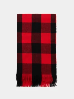 Suzy Shier Hats & Scarves & Gloves>Soft Brushed Striped Scarf
