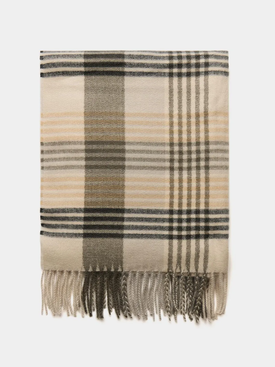 Suzy Shier Hats & Scarves & Gloves>Soft Brushed Tartan Plaid Scarf