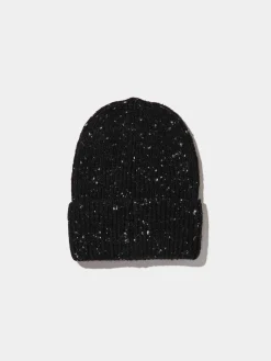 Suzy Shier Hats & Scarves & Gloves>Speckled Ribbed Beanie