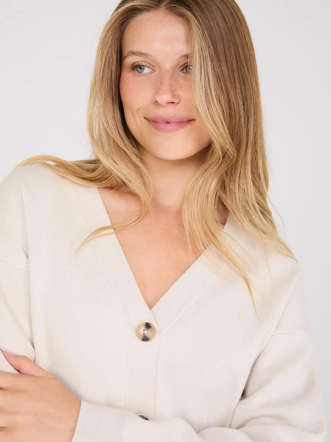 Suzy Shier Long Sleeve|Sweaters & Cardigans>V-Neck Knit Cardigan