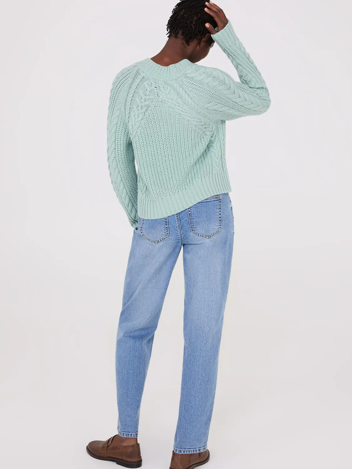 Suzy Shier Long Sleeve|Sweaters & Cardigans>V-Neck Multi Cable Cardigan