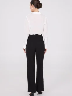 Suzy Shier Bottoms|Pants>Wide-Leg Pleated Pants