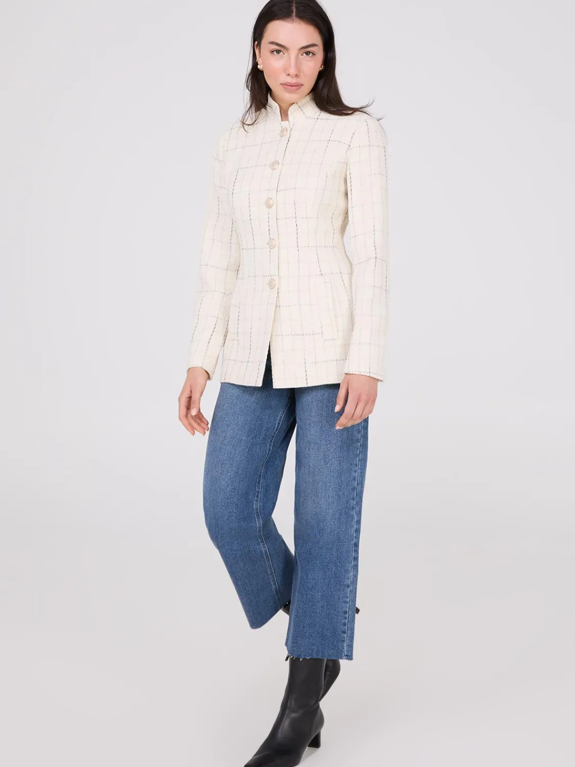 Suzy Shier Jeans|Pants>Wide-Leg Raw Edge Jeans