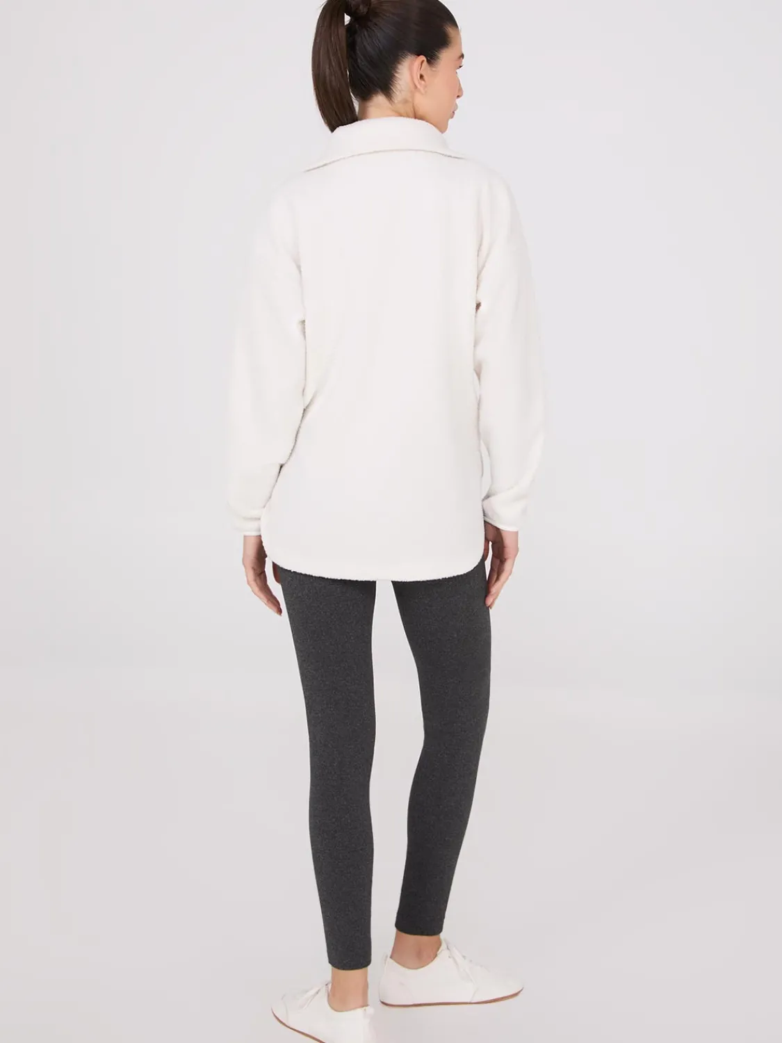 Suzy Shier Lounge & Pjs|Long Sleeve>Zip-Front Sherpa Sweater