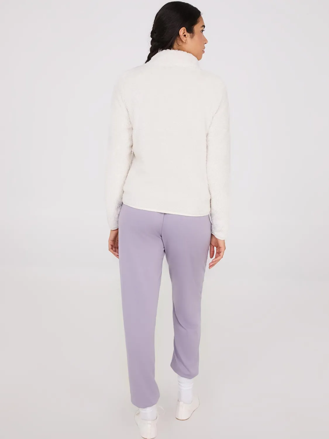 Suzy Shier Lounge & Pjs|Long Sleeve>Zip-Up Teddy Jacket