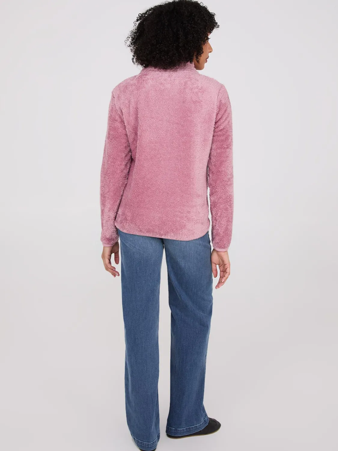 Suzy Shier Lounge & Pjs|Long Sleeve>Zip-Up Teddy Jacket
